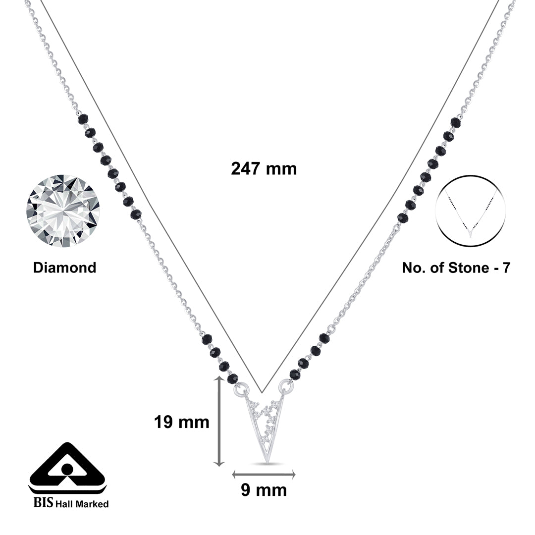 Spark Vision Silver Mangalsutra