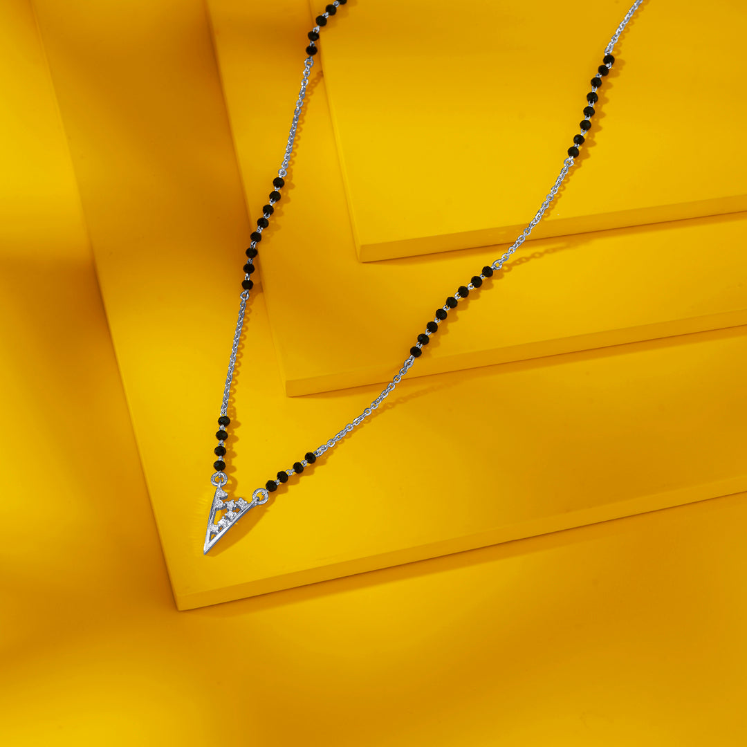 Spark Vision Silver Mangalsutra