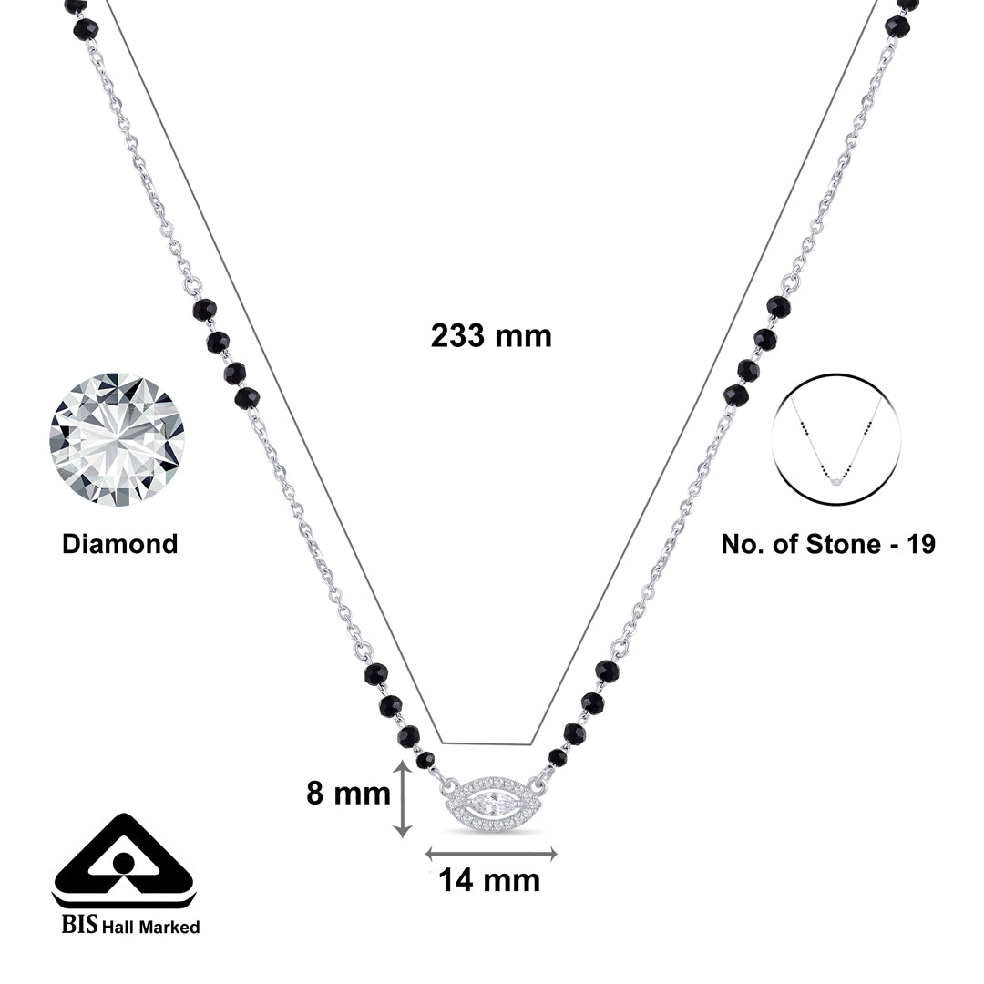 Eye of Protection Silver Mangalsutra