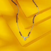 Geometry Grace Silver Mangalsutra