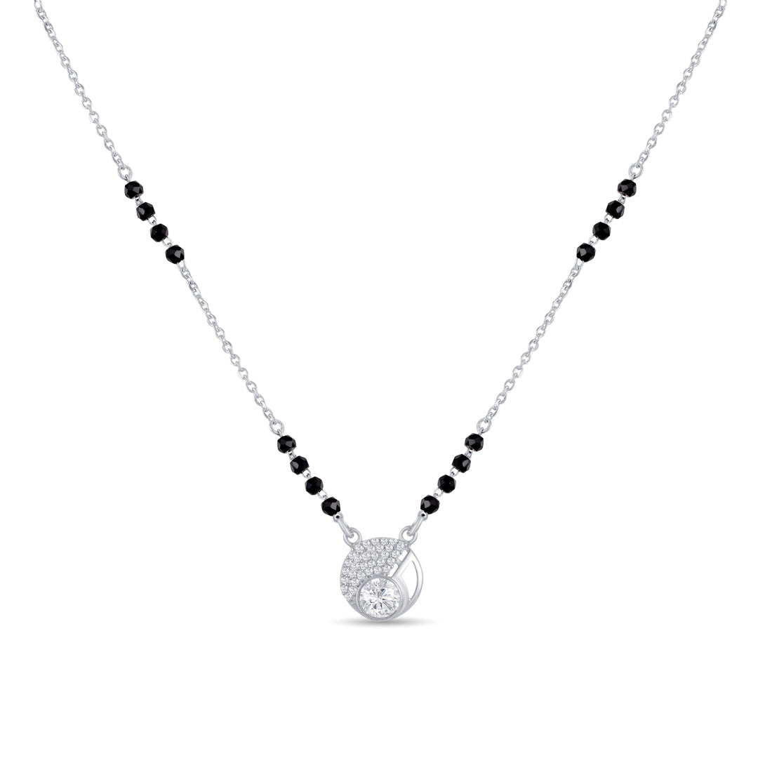 Precious Promise Silver Mangalsutra