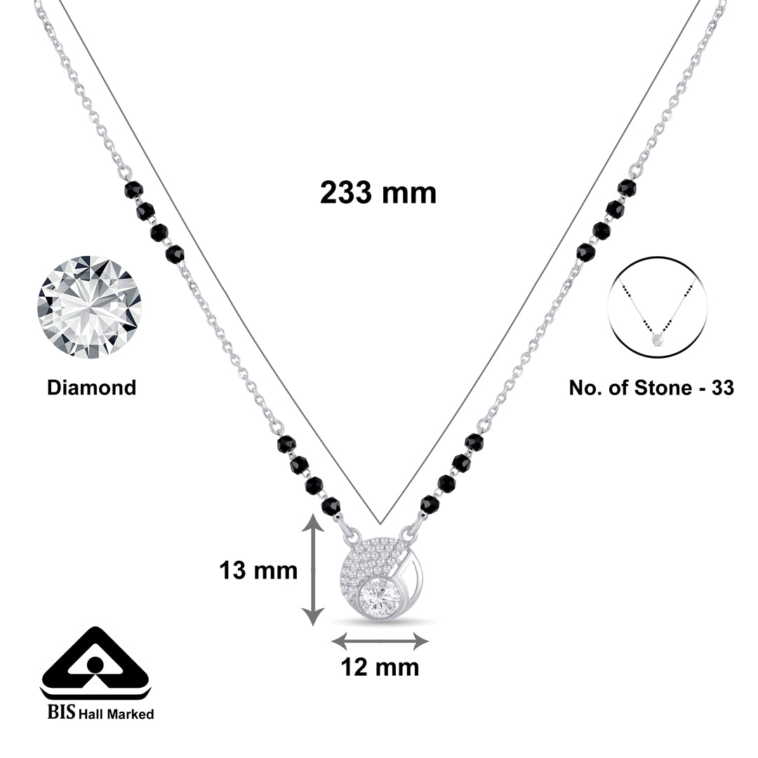 Precious Promise Silver Mangalsutra
