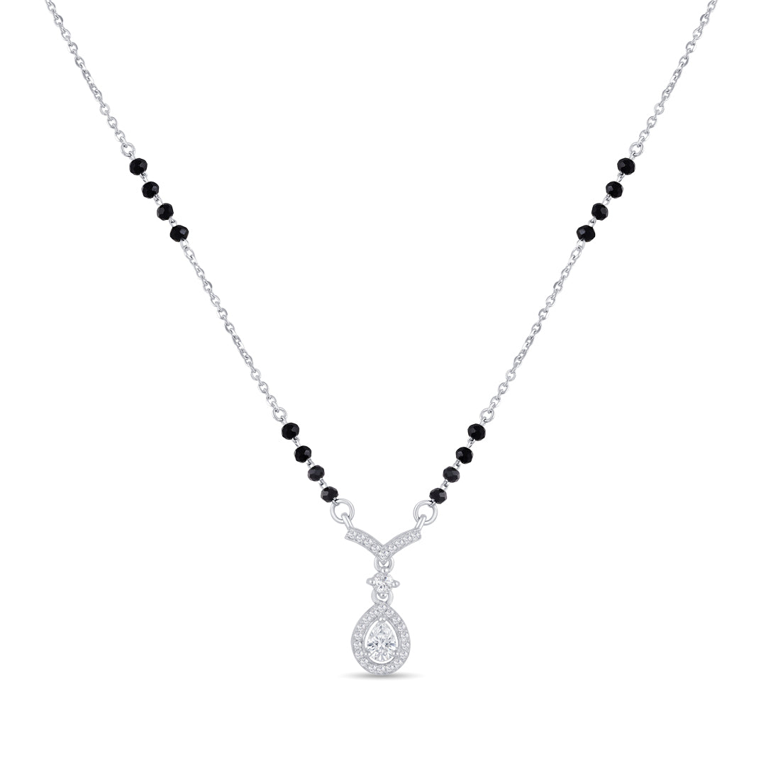 Modern Heirloom Silver Mangalsutra