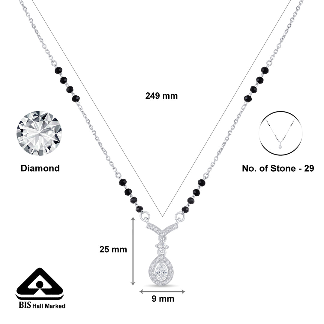 Modern Heirloom Silver Mangalsutra