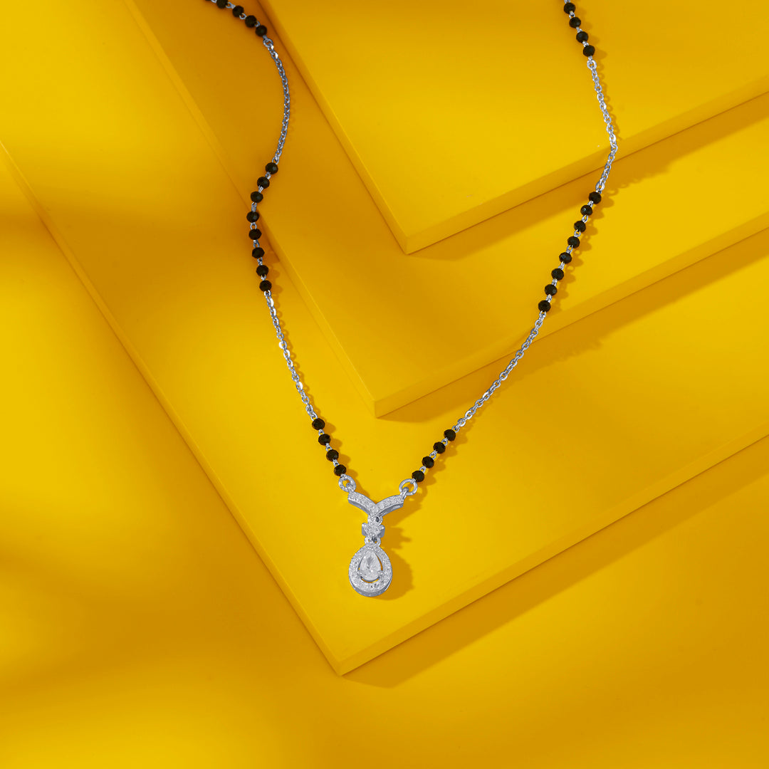Modern Heirloom Silver Mangalsutra