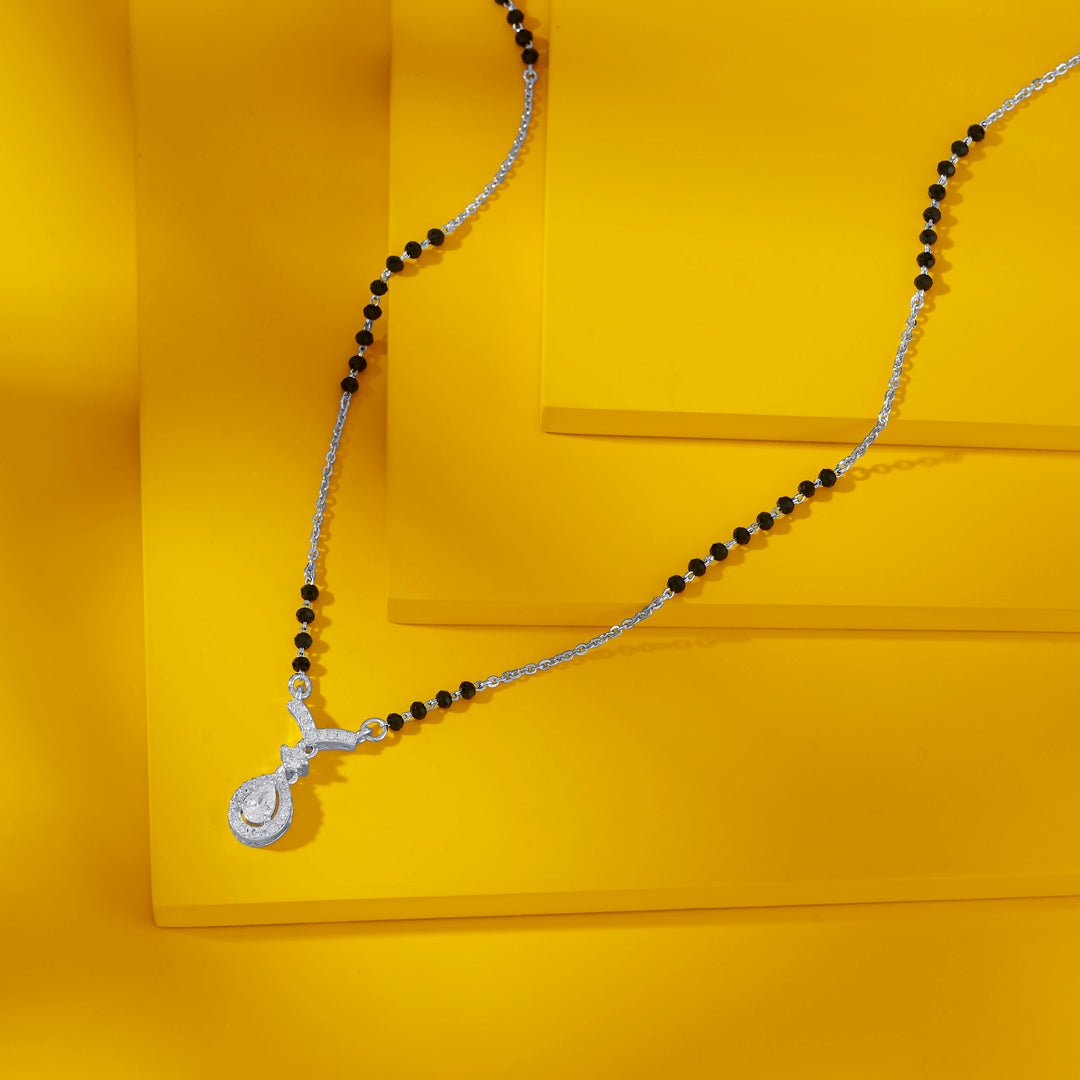 Modern Heirloom Silver Mangalsutra