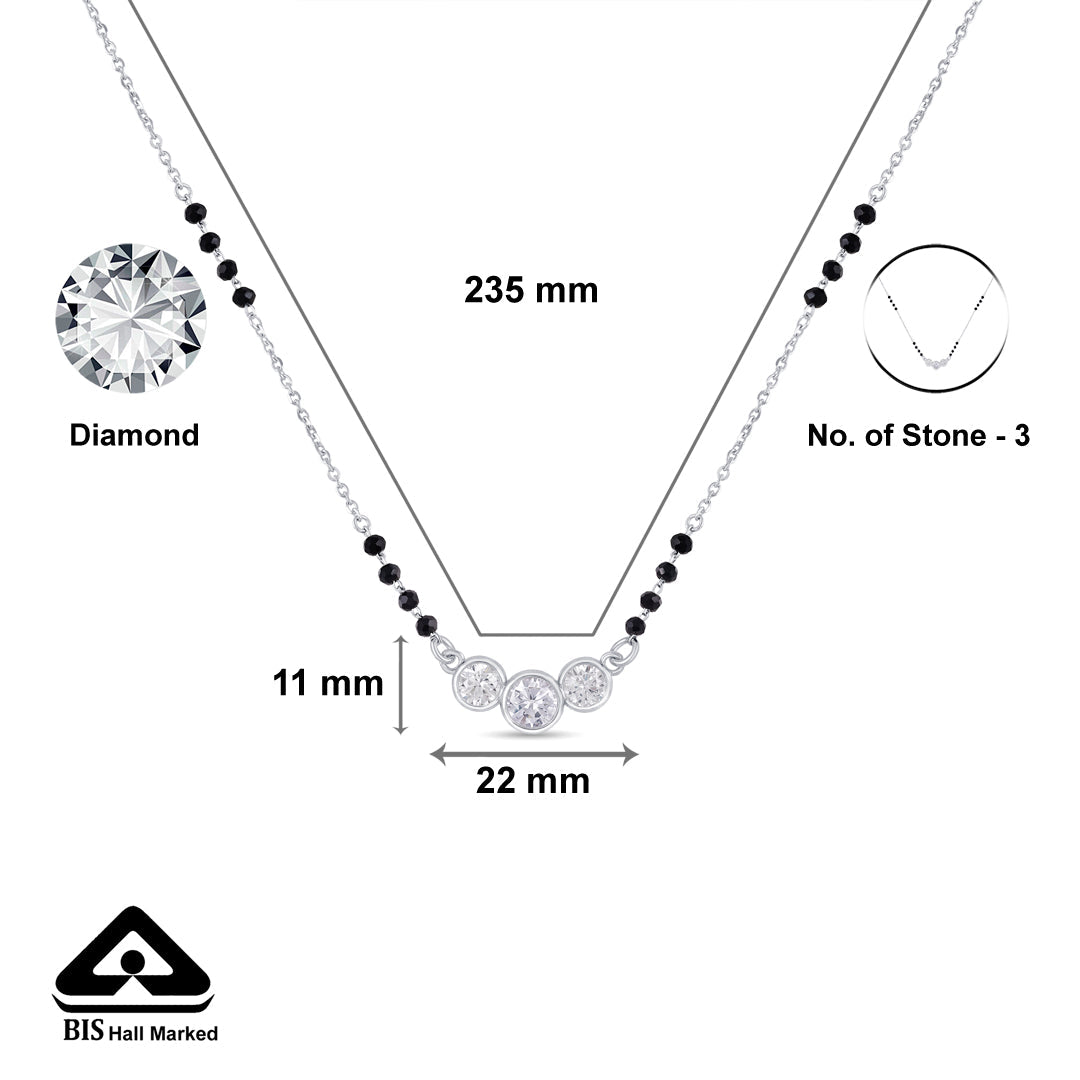 Cherished Bond Silver Mangalsutra