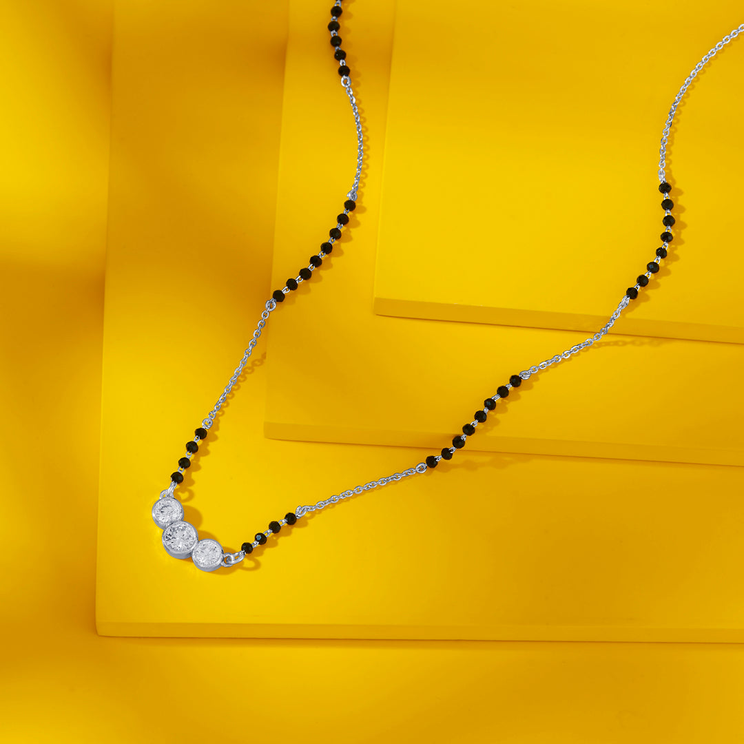Cherished Bond Silver Mangalsutra