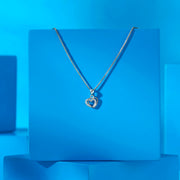 Heart Overlay Silver Pendant