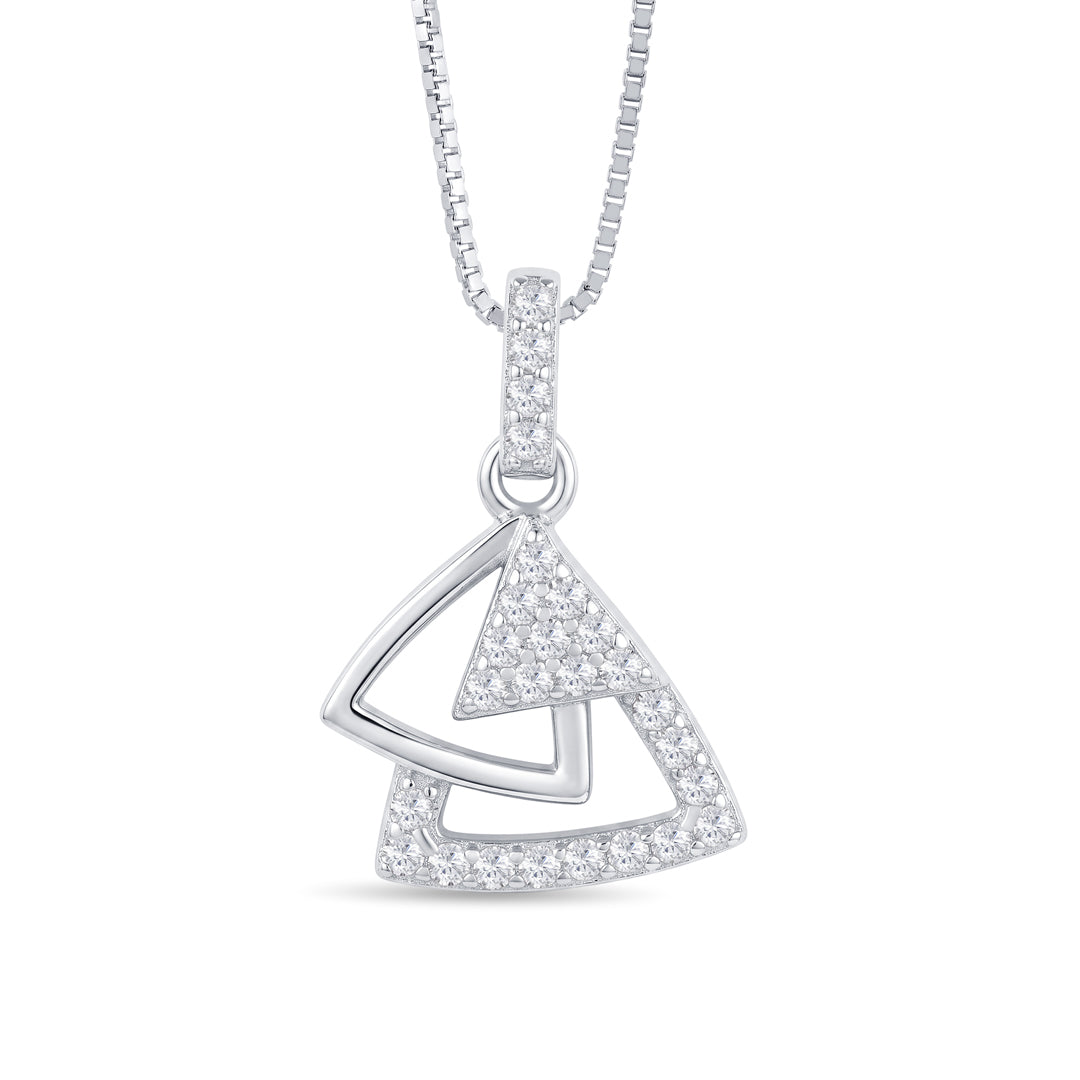 Triple Triad Silver Pendant