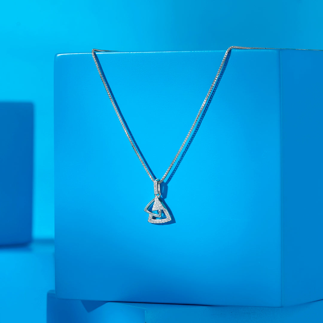 Triple Triad Silver Pendant