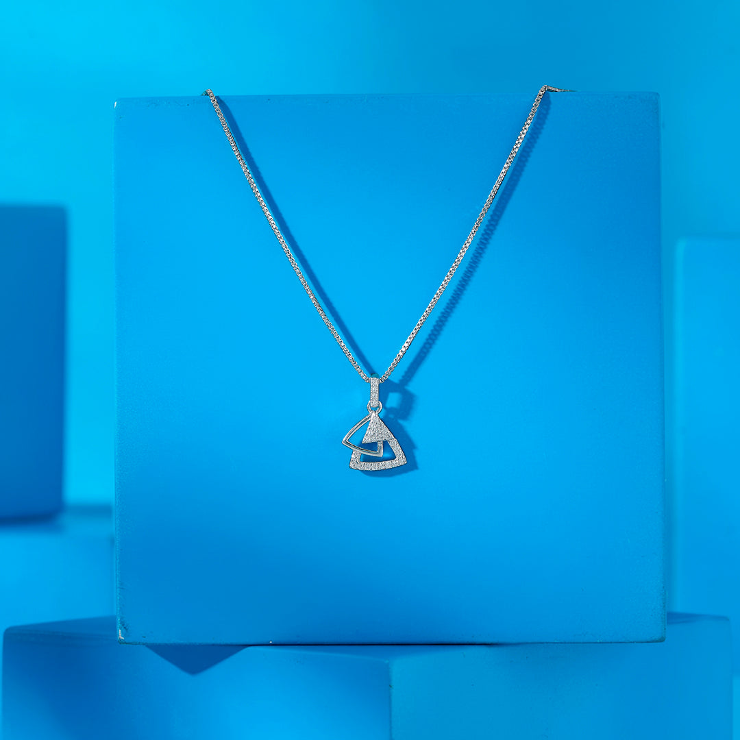 Triple Triad Silver Pendant