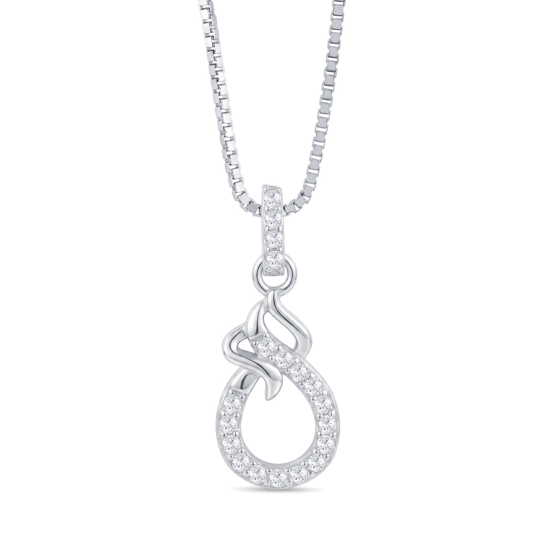 Effortless Grace Silver Pendant