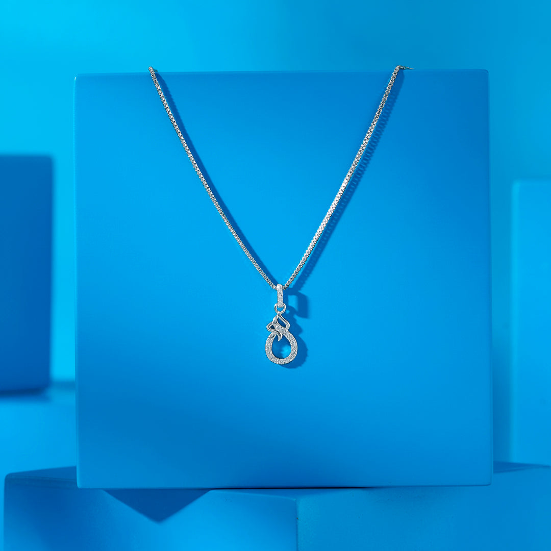Effortless Grace Silver Pendant