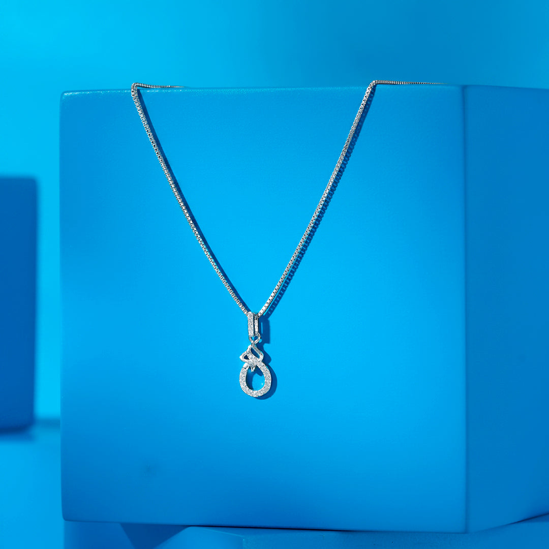 Effortless Grace Silver Pendant