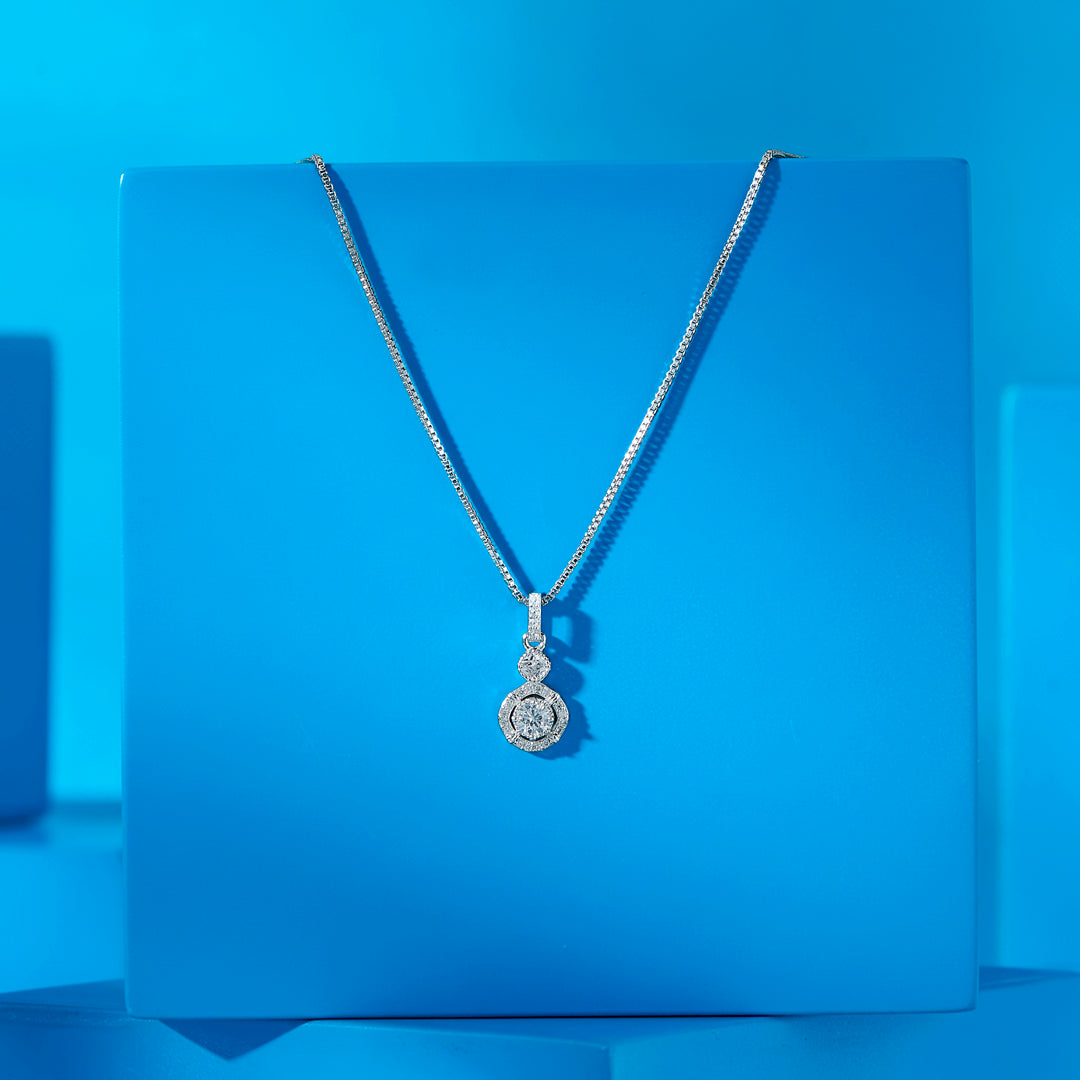 Shiny Spark Silver Pendant