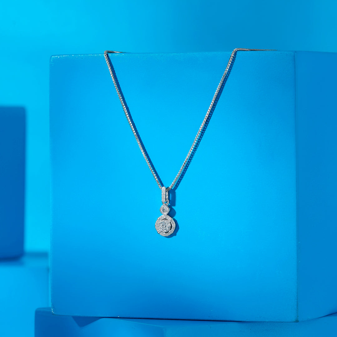 Shiny Spark Silver Pendant