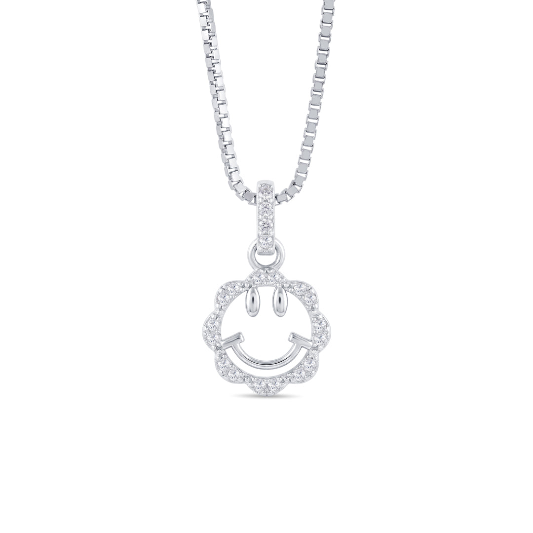 Smile Charm Silver Pendant