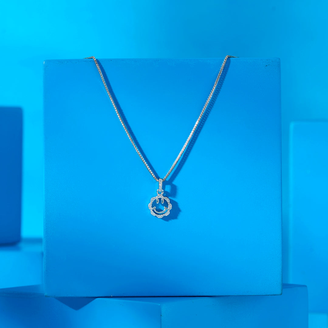 Smile Charm Silver Pendant
