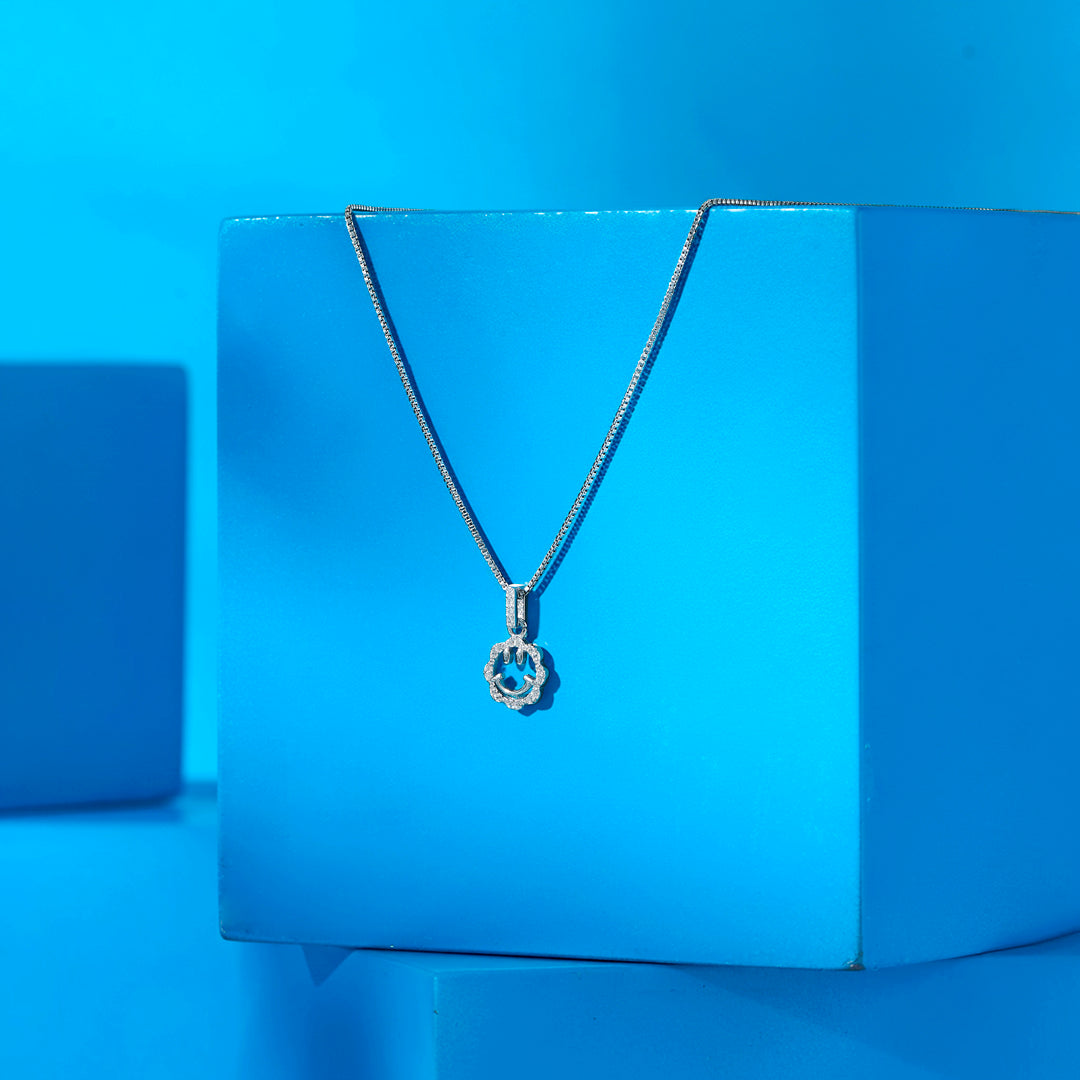 Smile Charm Silver Pendant