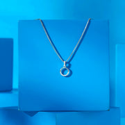Dreamy Halo Silver Pendant