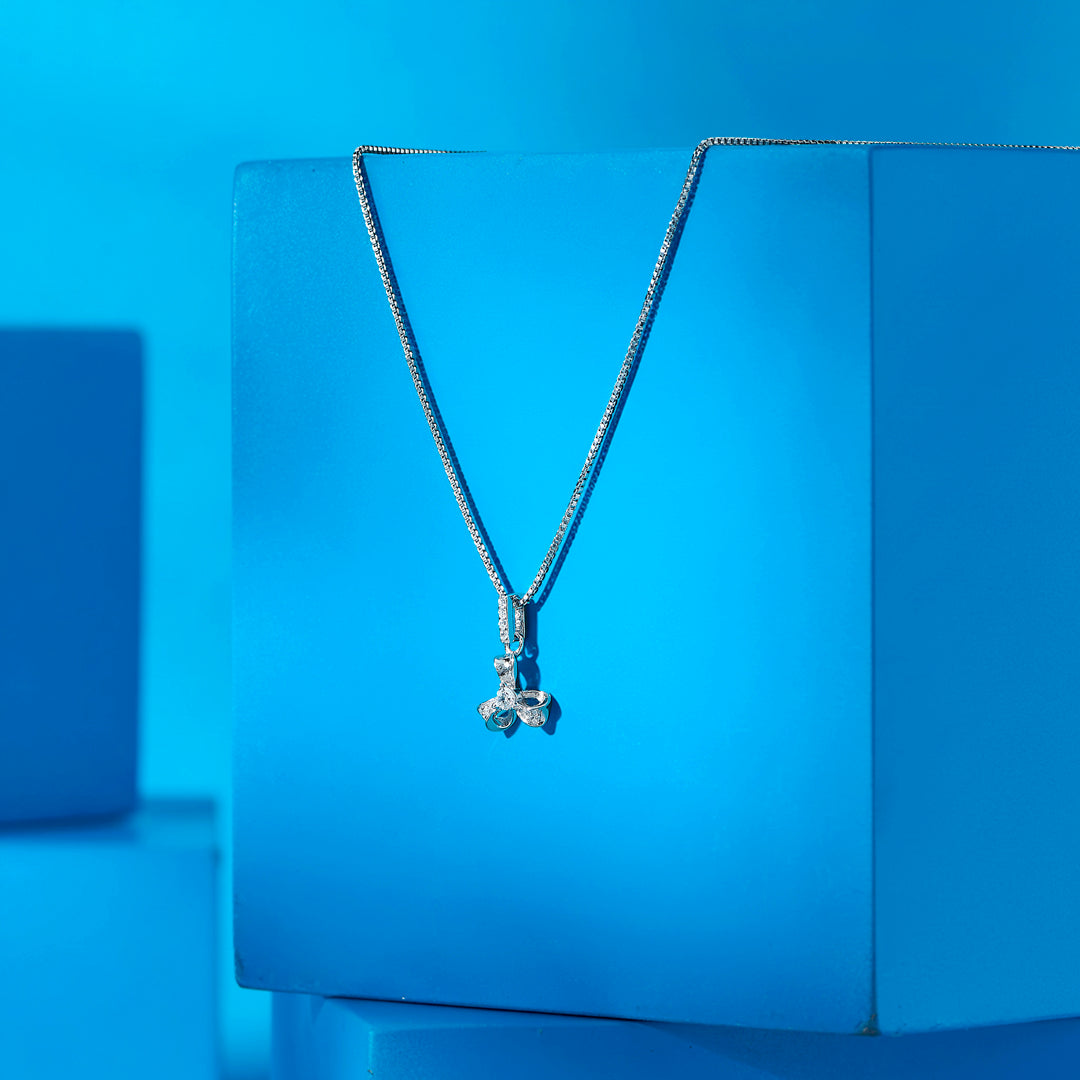 Tri Knot Silver Pendant