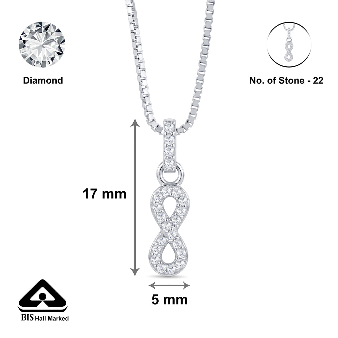 Infinite Luxe Silver Pendant
