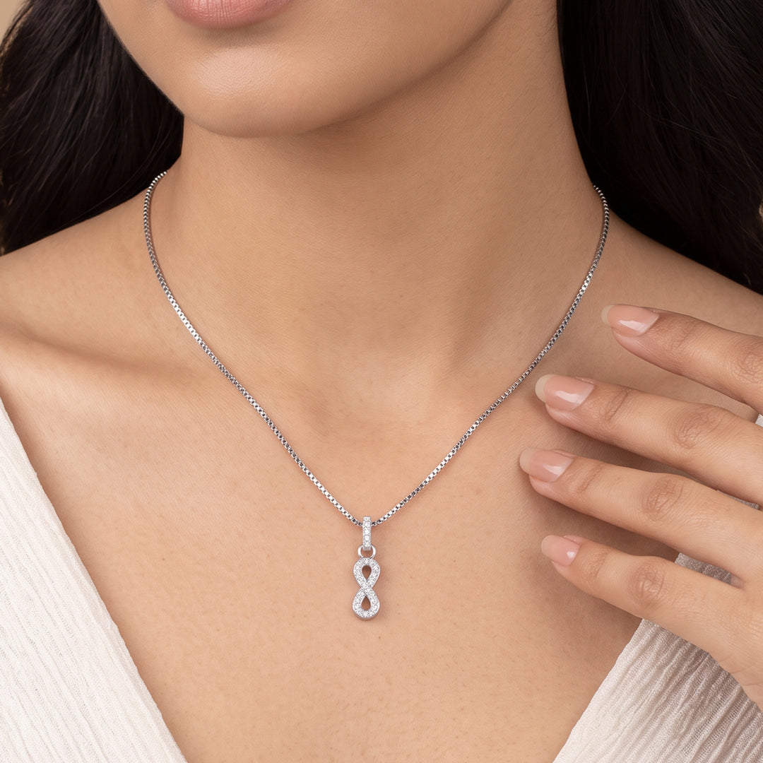 Infinite Luxe Silver Pendant