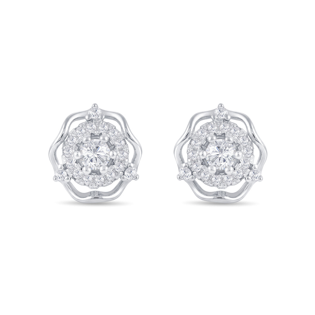 Lotus Spark Silver Pendant Set