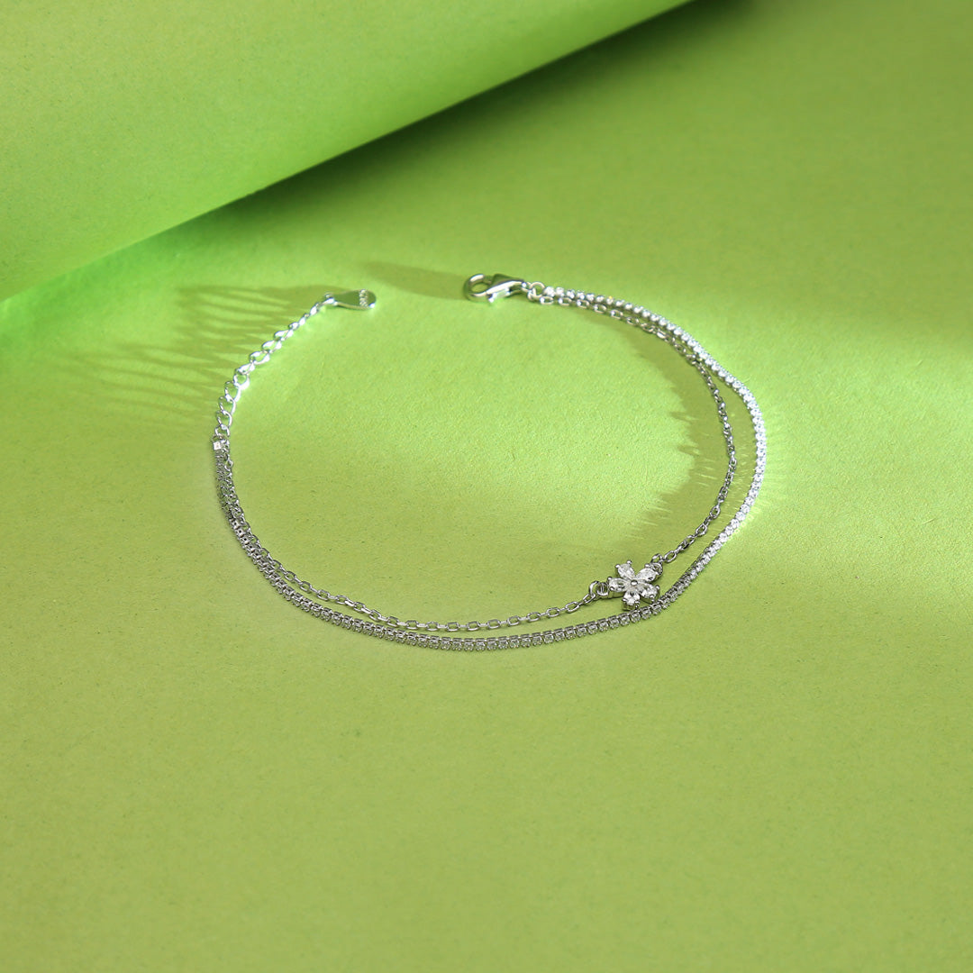 Dear Diasy Charm Silver Bracelets