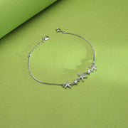 Triple Starfish Charm Silver Bracelets
