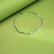 Bright Links Flexible Silver Bracelets