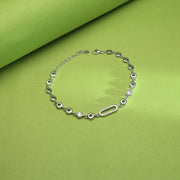 Link up Flexible Silver Bracelets