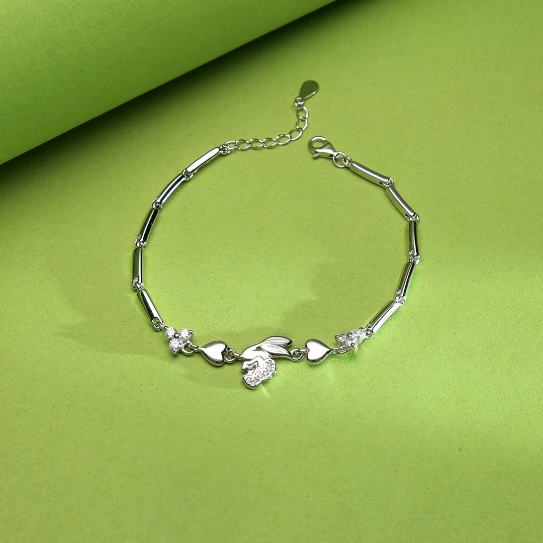 The Mermaid Flexible Silver Bracelets